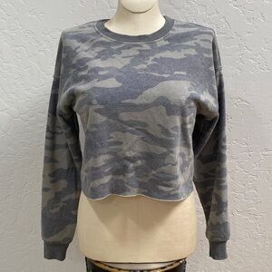 Forever 21 Gray Camouflage Hoodie